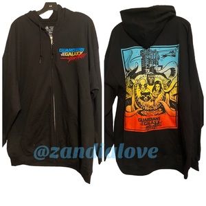 Sale! New Disney Parks Guardians of The Galaxy Mission Breakout Zip Up Hoodie M
